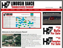 Tablet Screenshot of huntlimousin.com